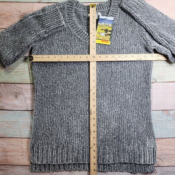 Orvis Womens Grey V-Neck Sweater S 100% Polyester Made In China - Picture 7 of 9